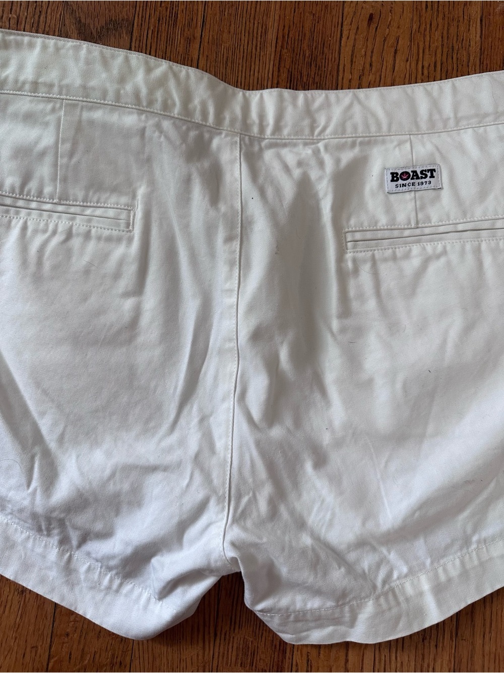 Boast White Cotton Tennis Shorts Size 10 - Picture 5 of 5